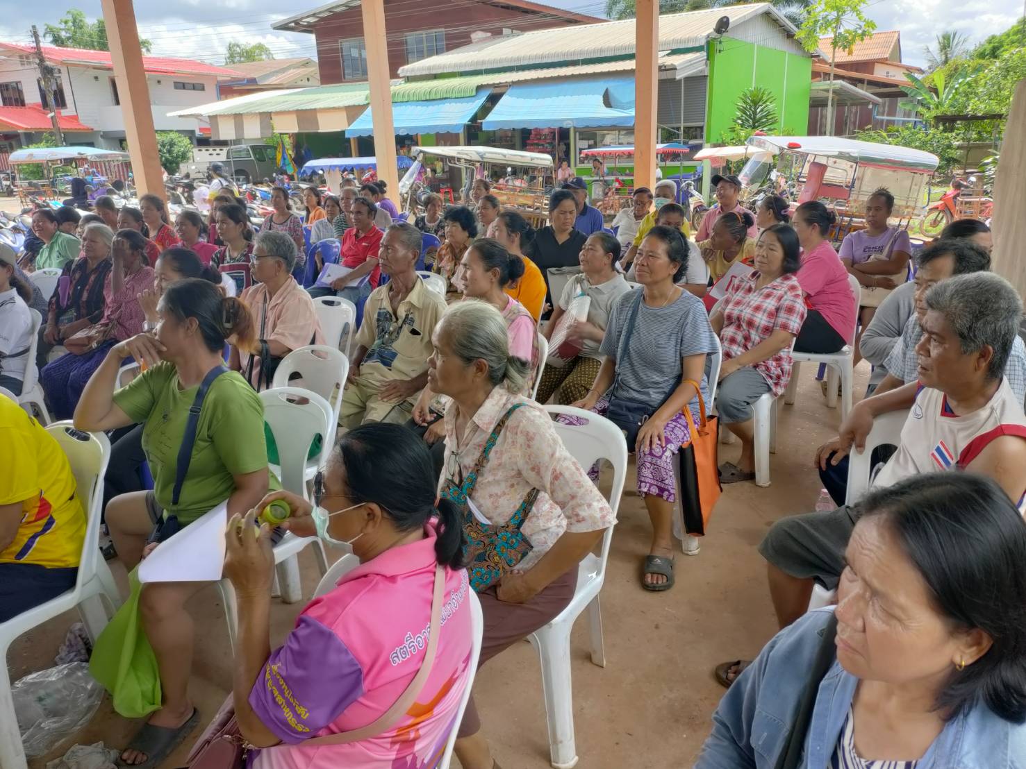 title - สำนักงานการปฏิรูปที่ดินจังหวัดบึงกาฬ ออกหน่วยรับคำร้องออกโฉนดเพื่อการเกษตร ให้แก่เกษตรกร